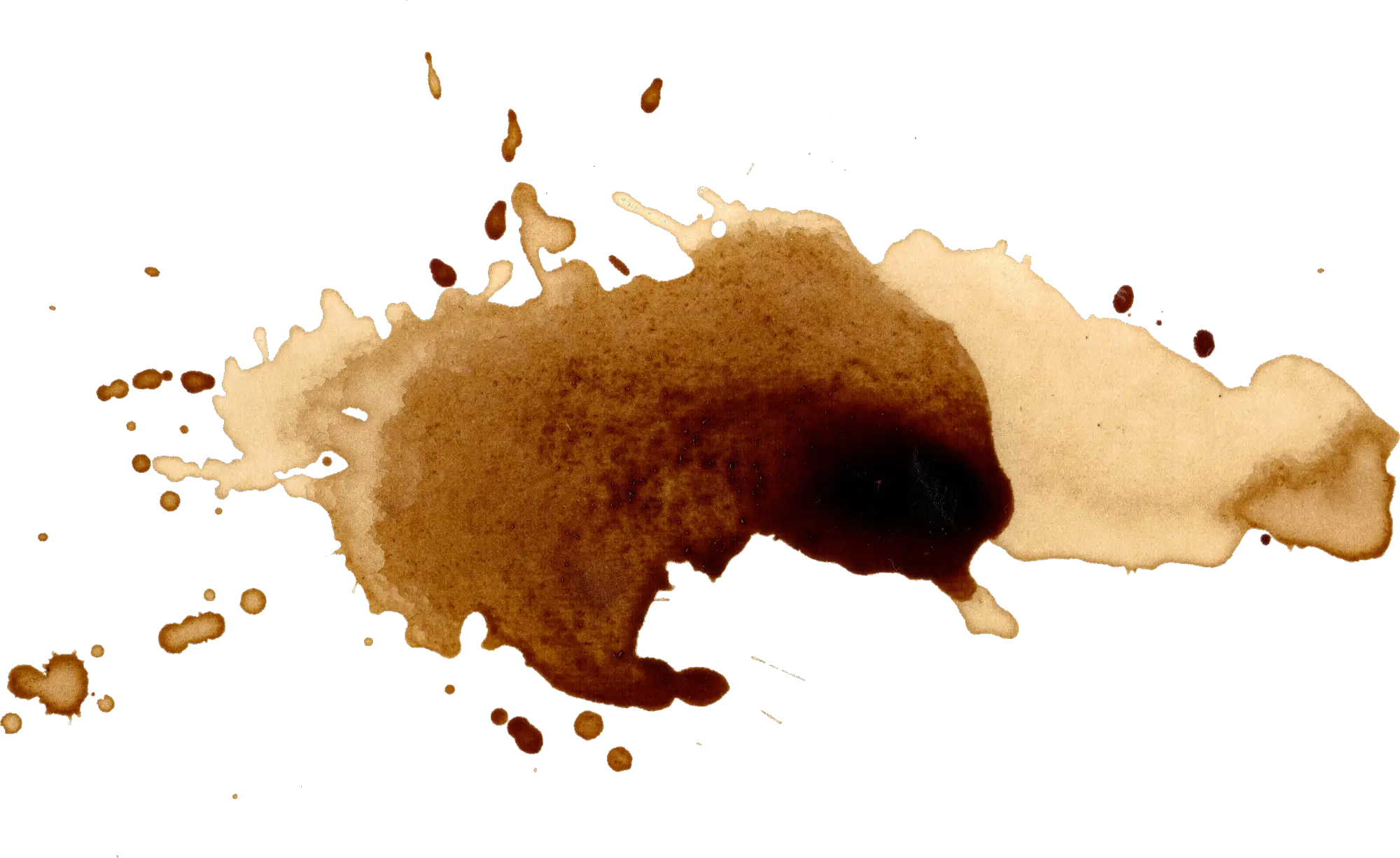 10 Coffee Stains Splatter Watercolor Coffee Stain Png