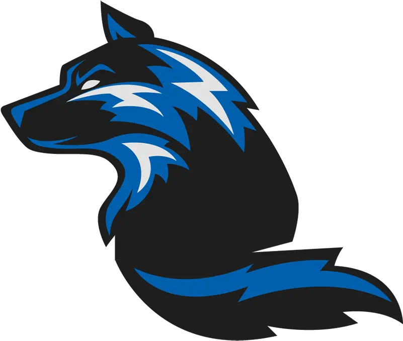 Gaming Blue Wolf Logo