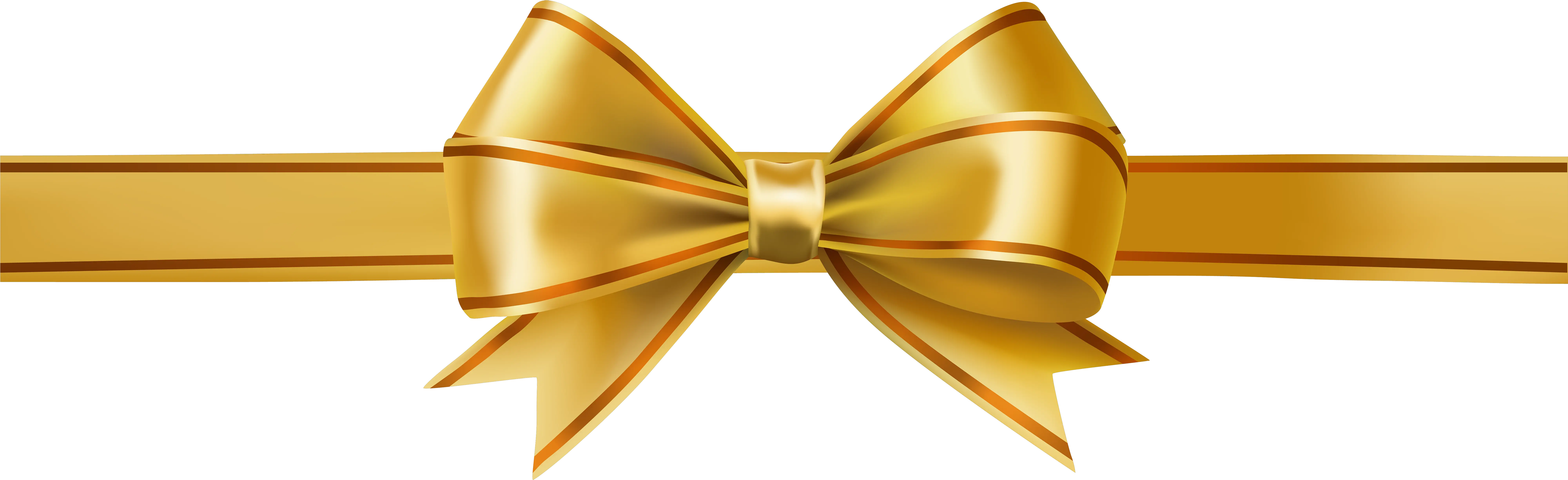 Transparent Xmas Ribbon Png Transparent Golden Ribbon Png