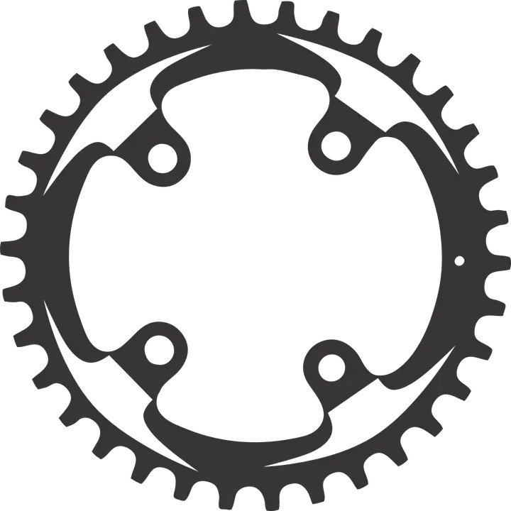 Cogs Vector Motor Gear Logo Gear Sepeda Vector