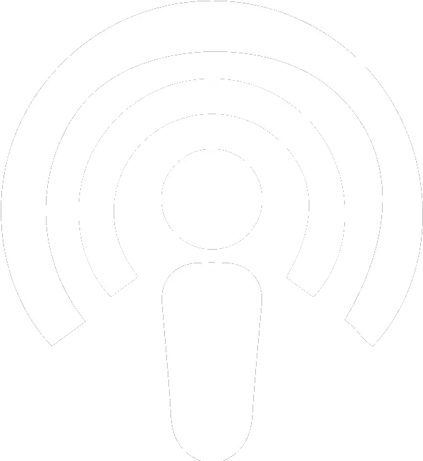 Podcast Itunes Podcast Logo White