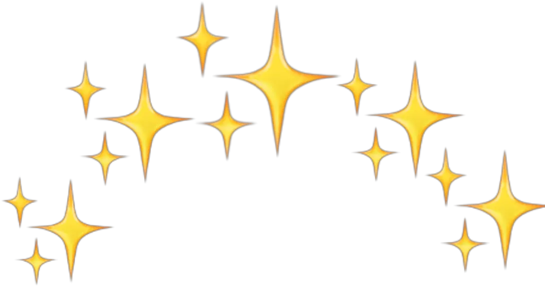 Yellow Star Emoji Crown