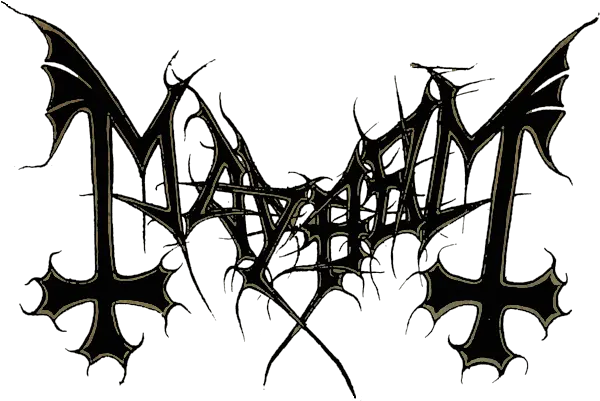 Logo Mayhem-logo Mayhem Dawn Of The Black