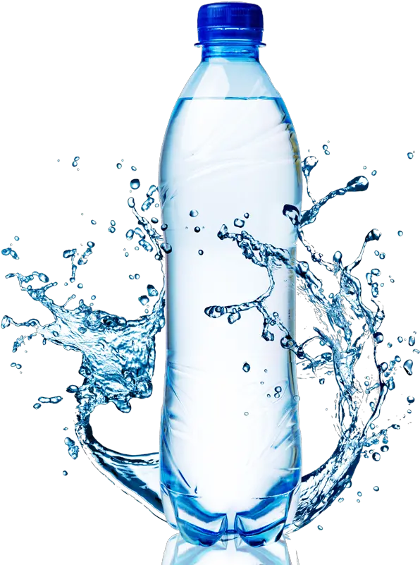 Bottled Water Water Splash Png Transparent