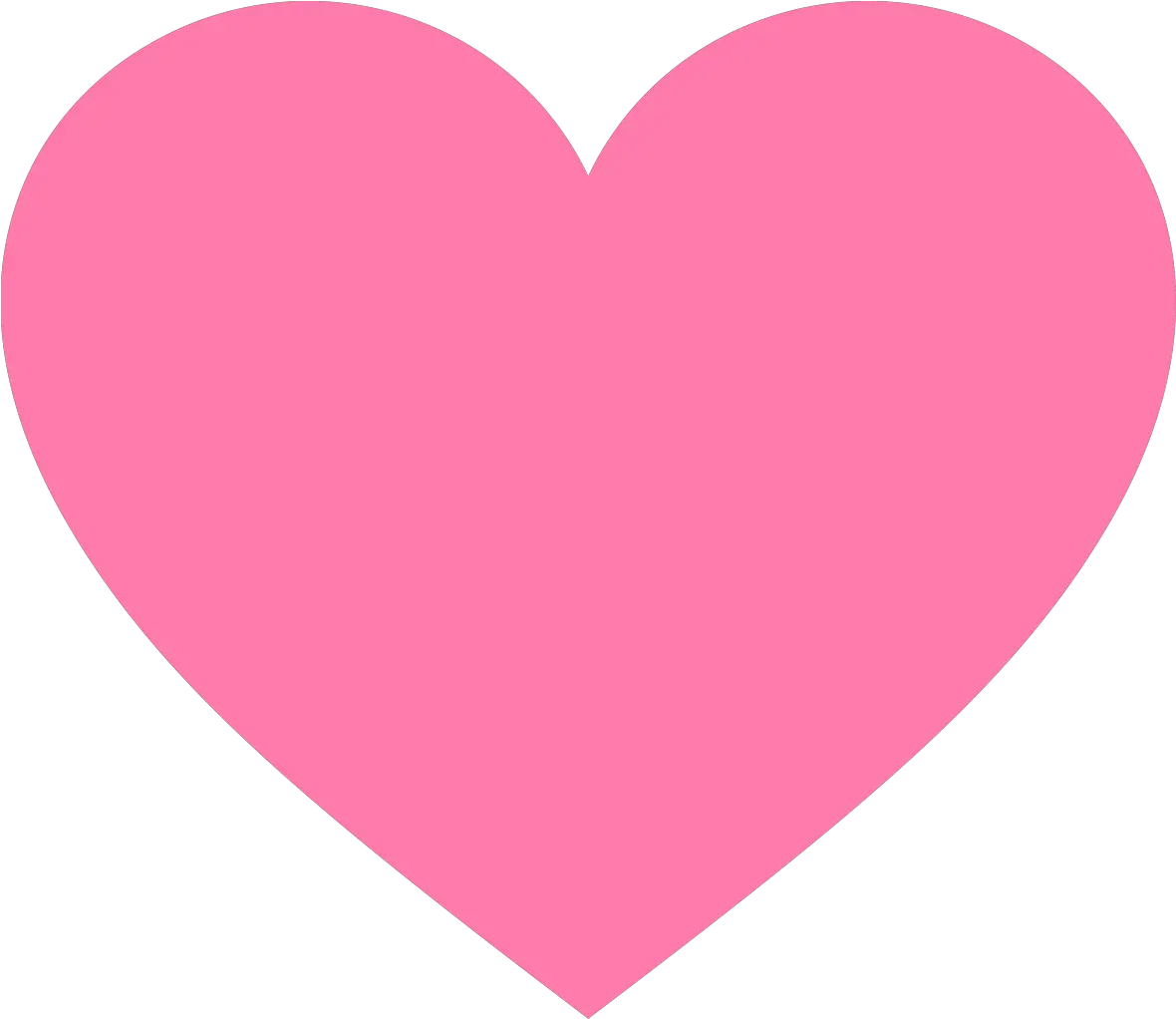 Pink Heart No Background Valentines Day Hearts Clipart