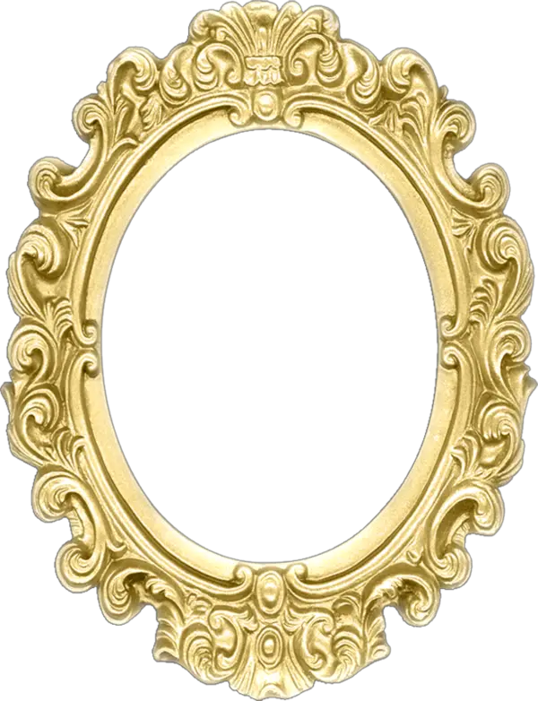 Mirror Clipart Printable Hand Gold Mirror Frame Png