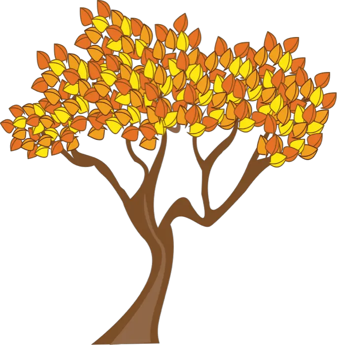 Tree In Autumn Clipart