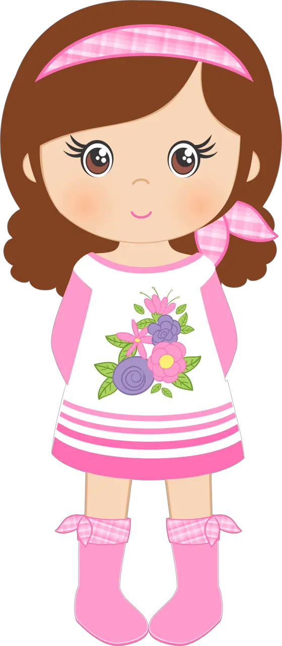 Cute Little Girl Clipart