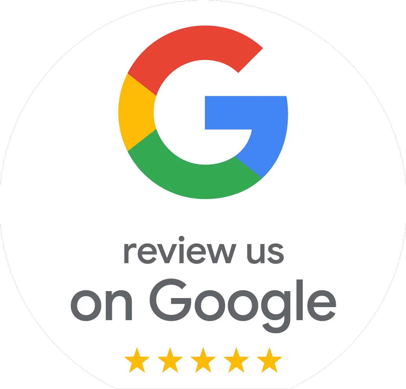 Leave Us A Google Review Circle