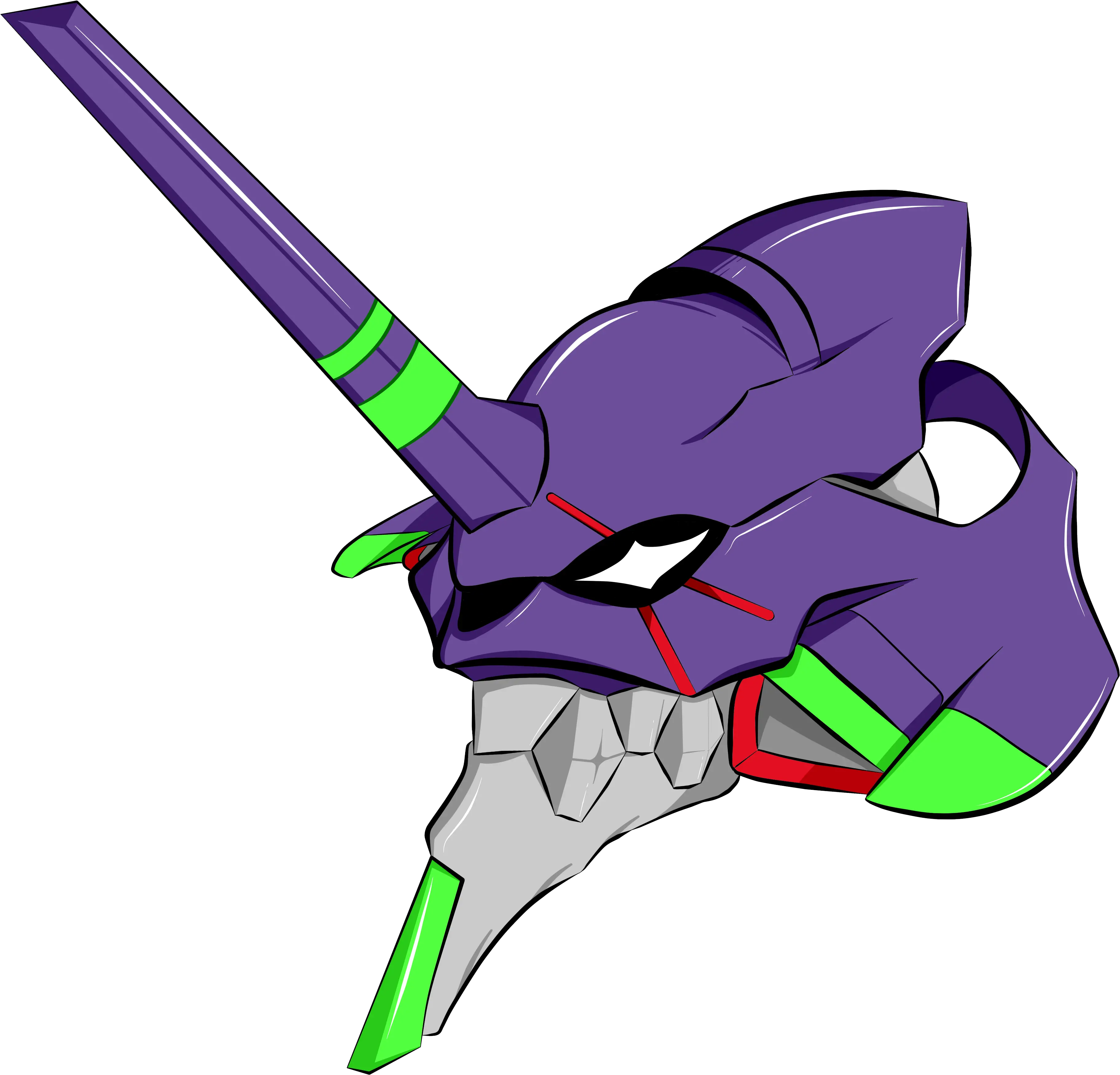 Berserk Drawing Evangelion Eva Unit 01 Head