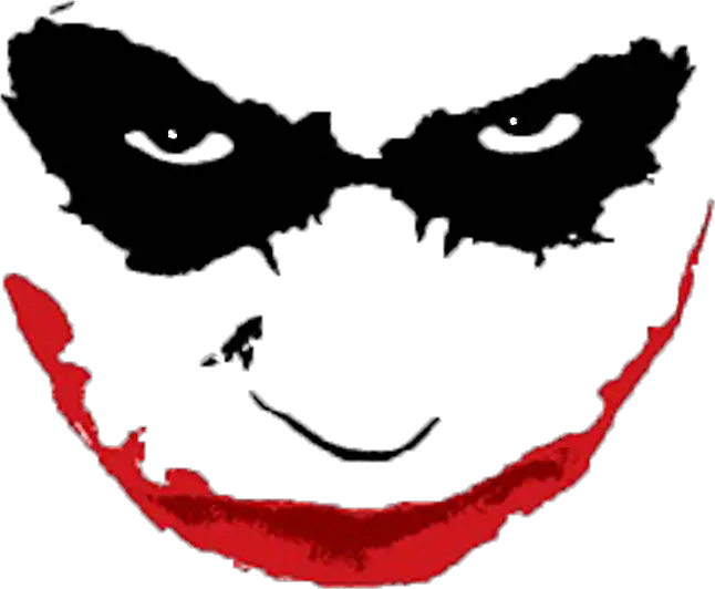 Transparent Joker Clipart Joker Face Png