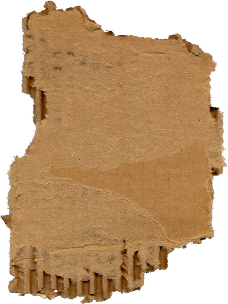 Transparent Cardboard Png Piece Of Cardboard Texture