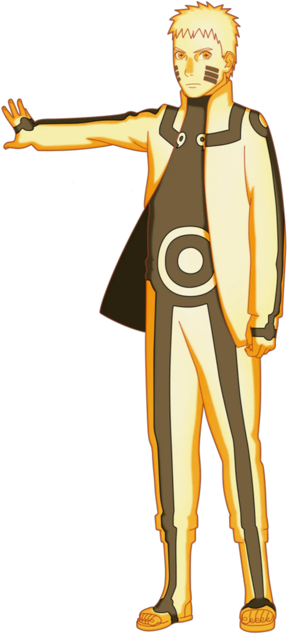 naruto uzumaki kurama kyubi chakra mode hokage Full Body Naruto Six Paths Sage Mode