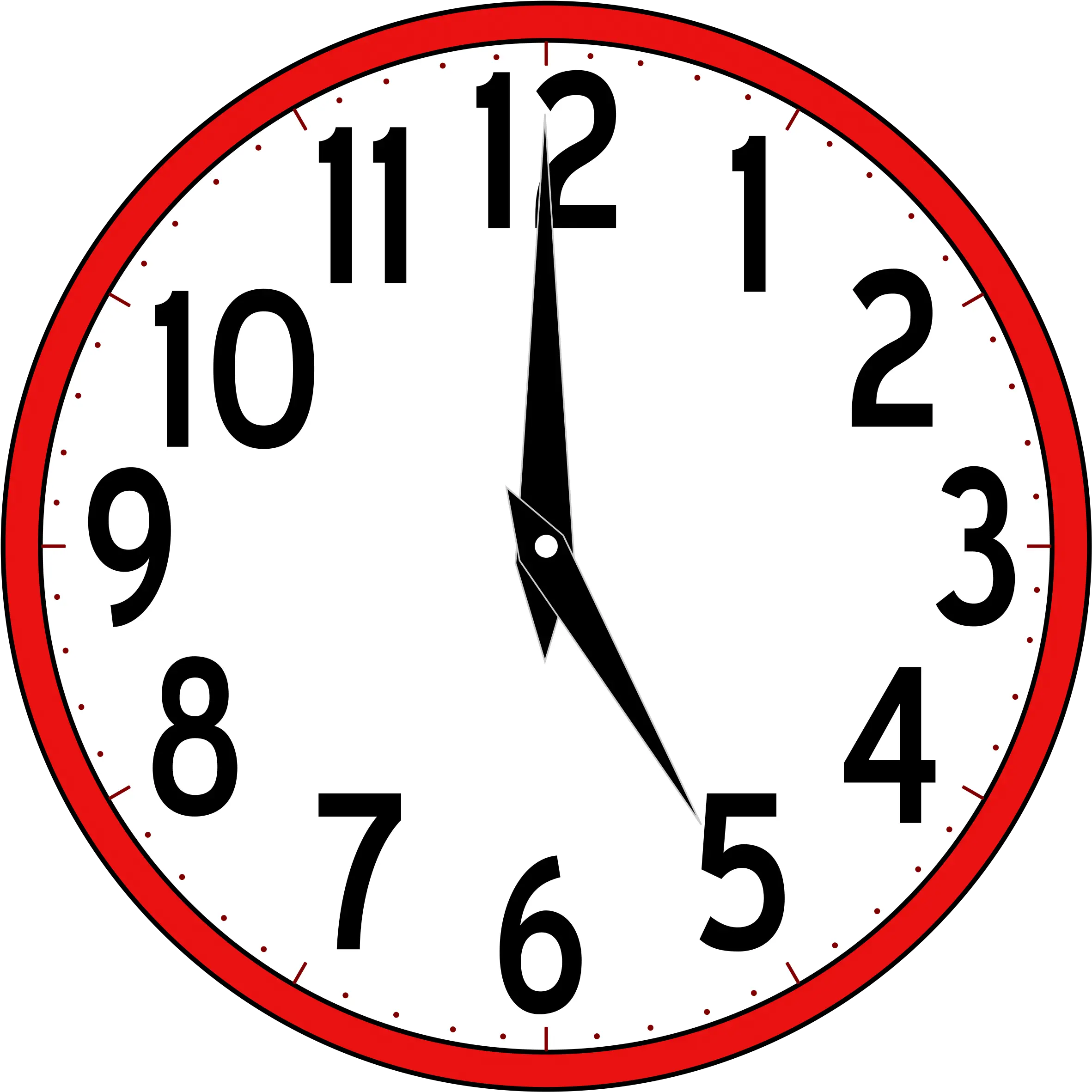 Clip Art Free Clipart Time Clock 5 O Clock Clipart