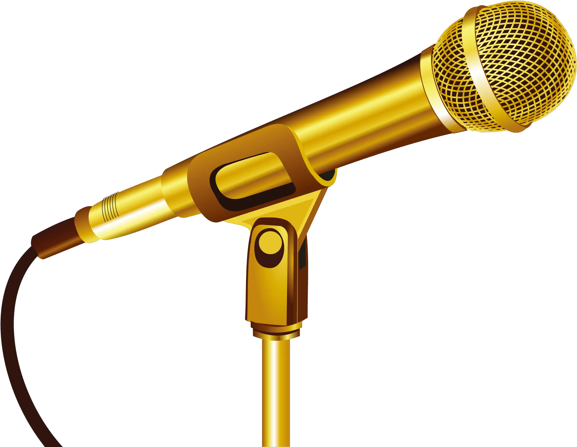 Gold Microphone