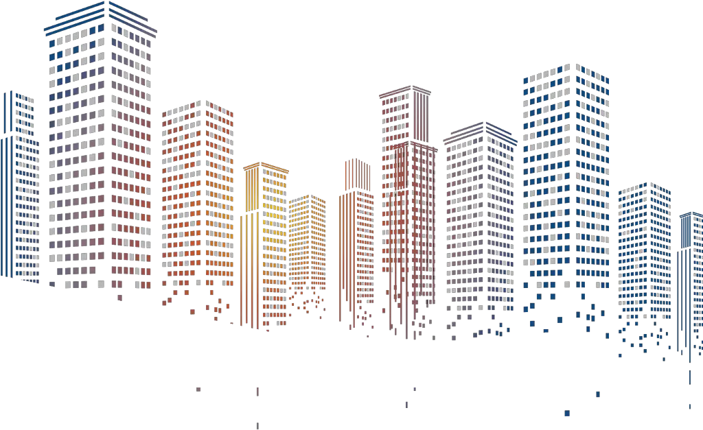 Transparent Futuristic City Clipart Transparent Background Building Png