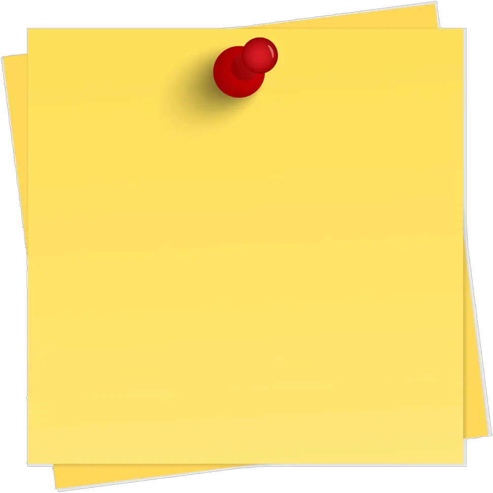 Transparent Post It Note Png