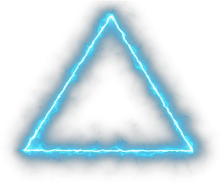 Triangulo Azul Neon Freetoedit Effect Png For Picsart