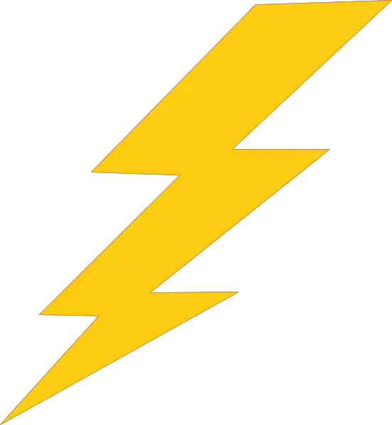 Thunder Bolt Plain Clip Art At Clker Lightning Bolt Clipart