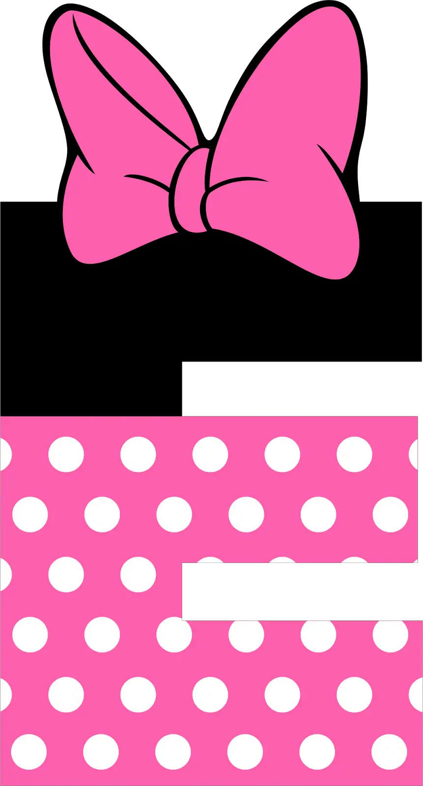 Minnie Mouse Letter E