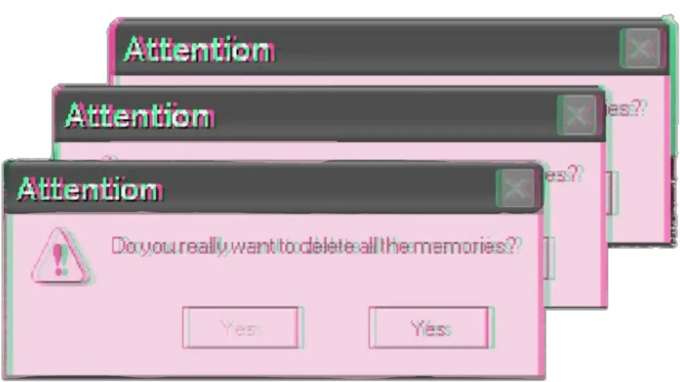 error pink pinkaesthetic aesthetic moodboard kawaii Transparent Aesthetic Error Message