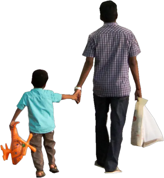 Kid Walking Png Father And Son Png