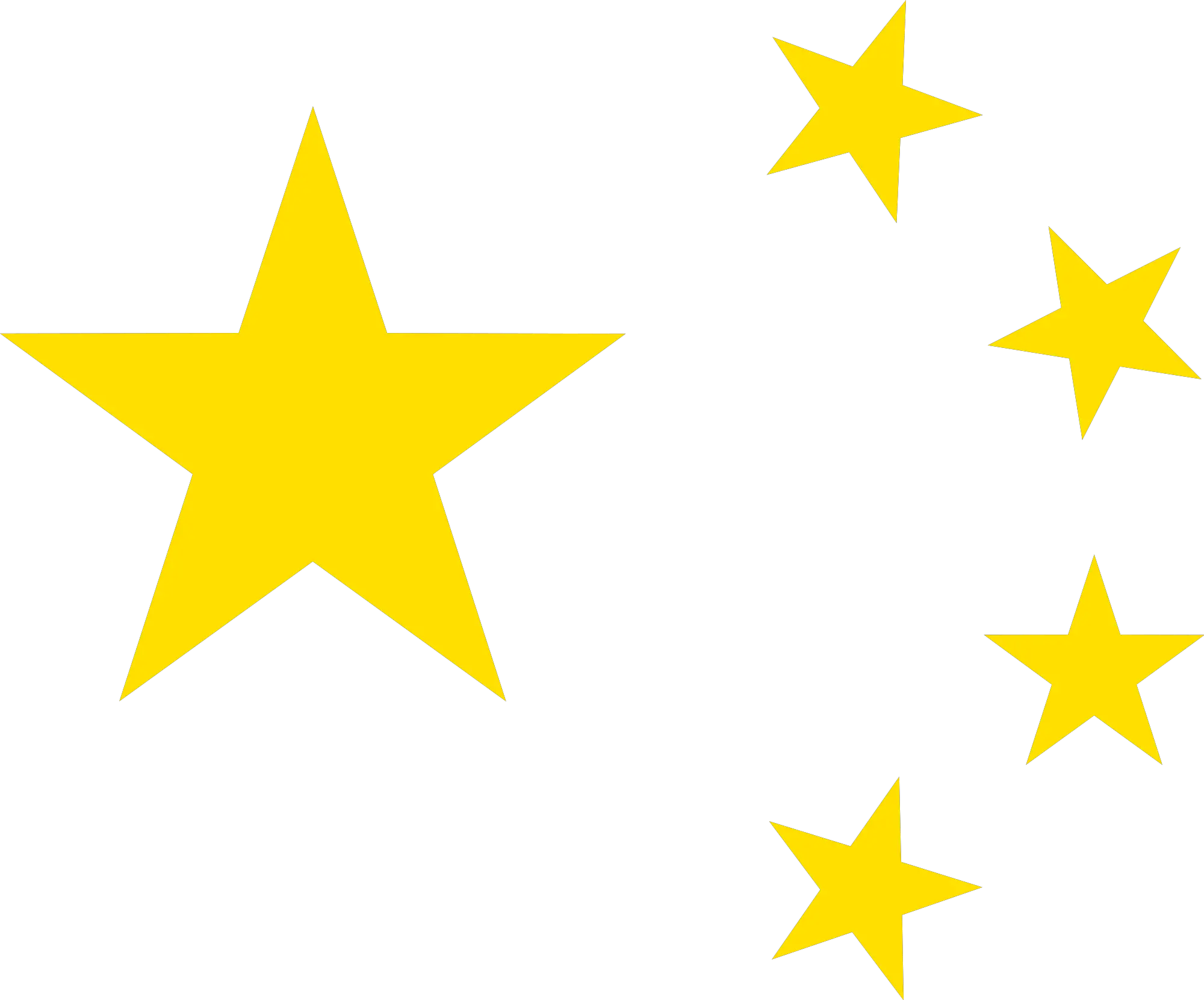 China Flag Yellow Stars Chinese Flag Yellow Stars