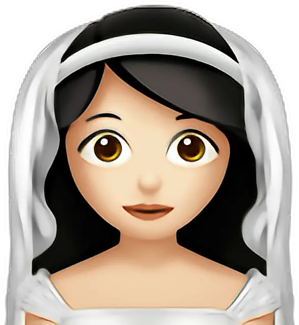 Transparent Bride Veil Png Bride Emoji Png