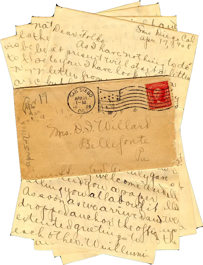 Transparent Old Letter Png