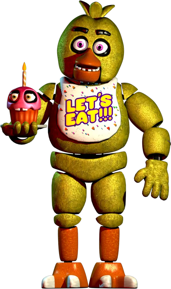 Transparent Fnaf Png Full Body Chica Fnaf 1