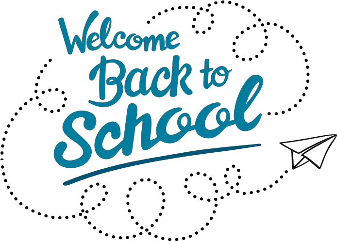 Transparent Welcome Back To School Png