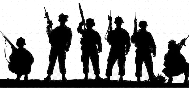 Soldier Silhouette Military Soldiers Transparent Png Soldier Silhouette Png