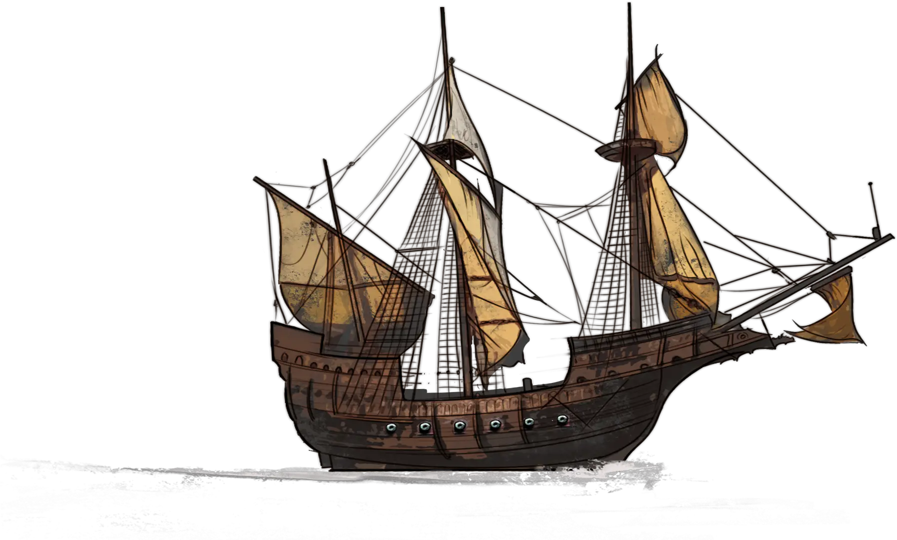 Pirate Ship Transparent Background Boat