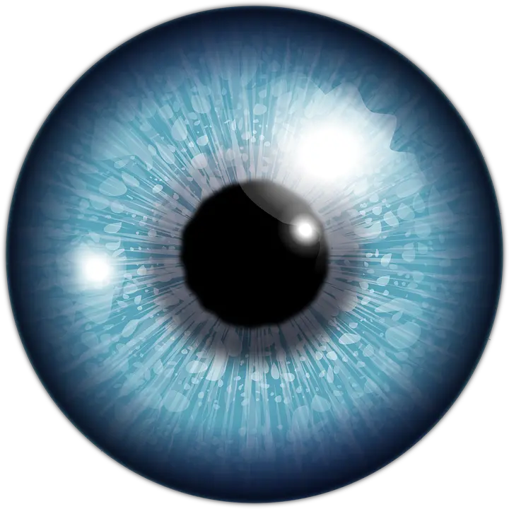 Transparent Robot Eye Png Blue Contact Lens Png