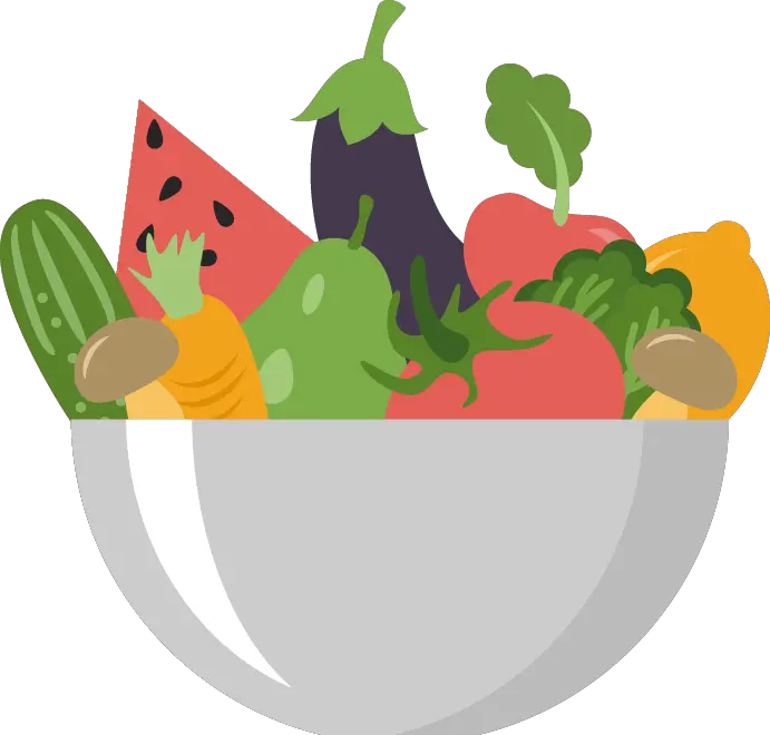 Fruit Salad Vegetable Auglis Clip Art Fruit And Vegetables Cartoon Png