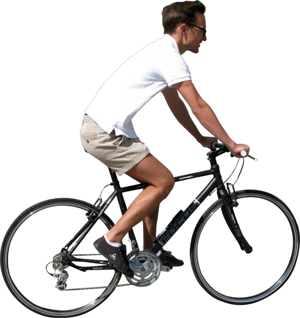 Bike Png Image Person Riding Bike Png