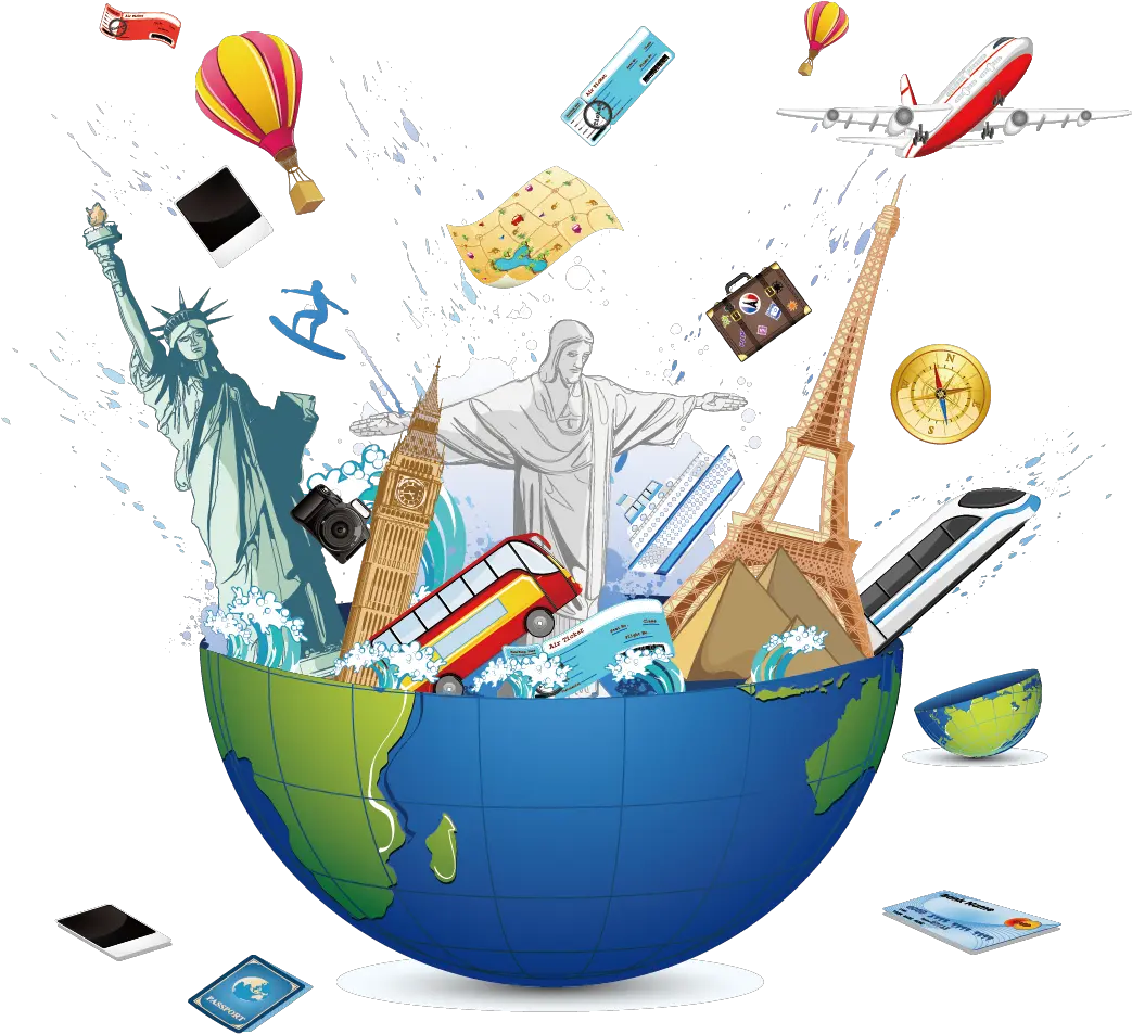 Travel Euclidean Vector Royalty-free Clip Art Travel And Tourism Design