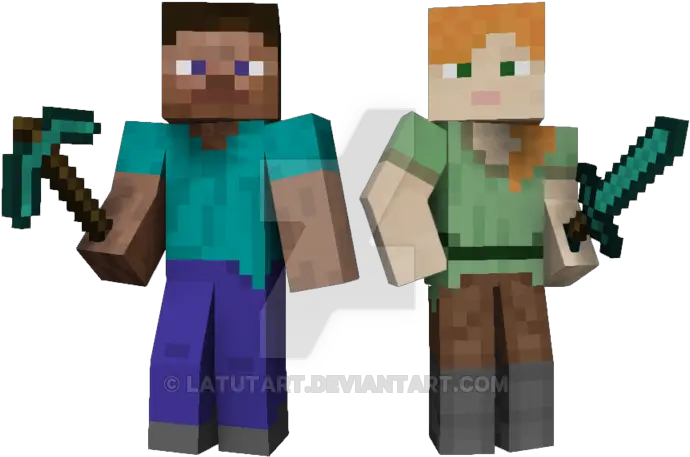 Minecraft Steve Png Mining Do-gooders Steve Alex Minecraft Characters