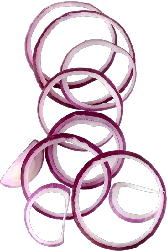 Red Onion Sliced Png