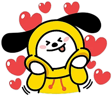 chimmy jimin bts bt21 cute freetoedit Sticker Line Bt21 Png