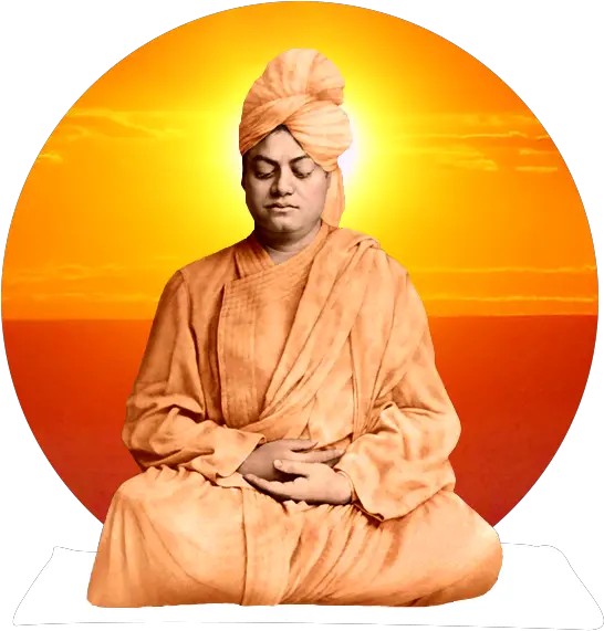 vivekananda hindu god india Swami Vivekananda Doing Meditation