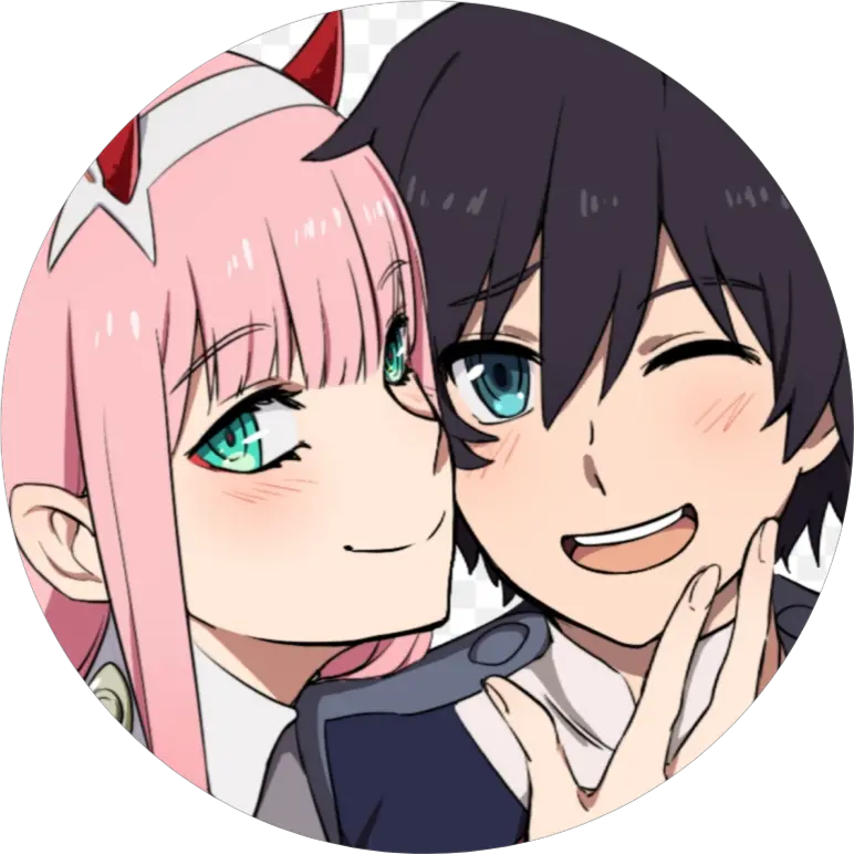 darlinginthefranxx zerotwo hiro zerotwoxhiro icon Zero Two X Hiro