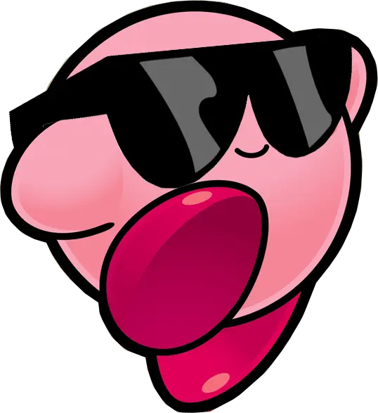 Transparent Cool Png Images Kirby With Sunglasses