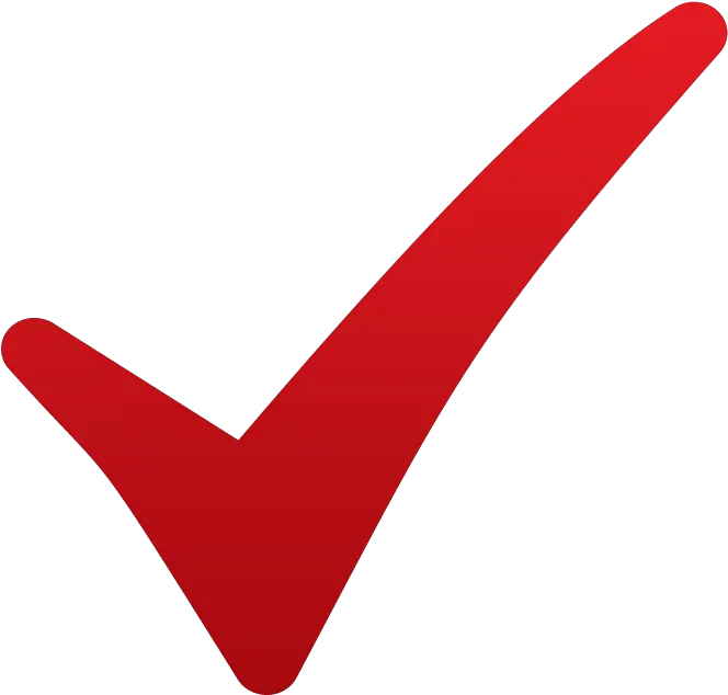 Checklist Symbol Png Red No Background Check Mark