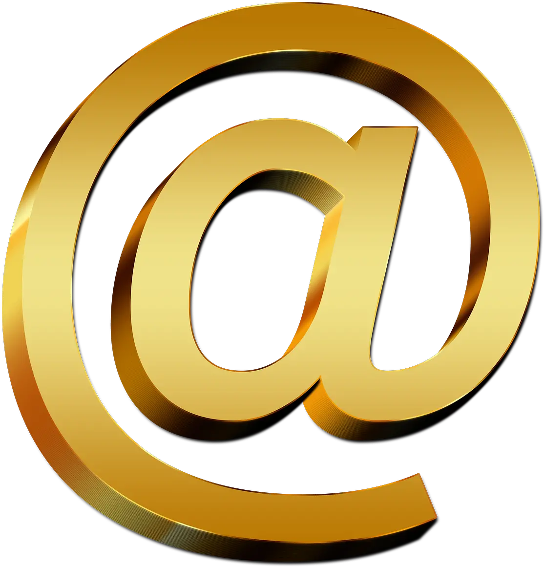 Gold Email Icon Png