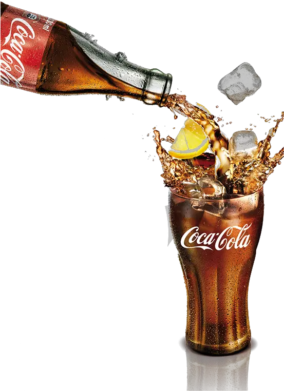 Coca Cola Glass With Ice