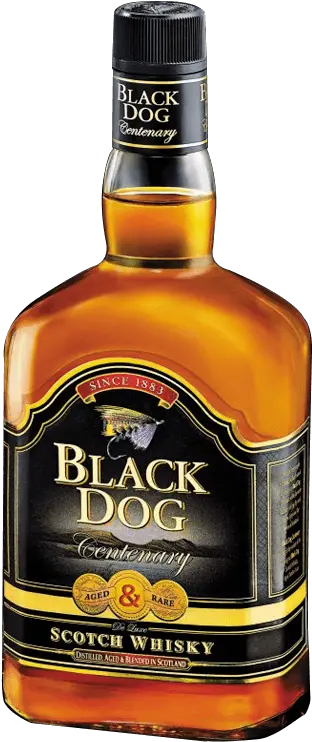 Black Dog Scotch Whisky Black Dog Bottle Png