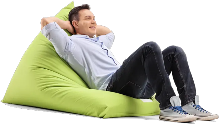 Bean-bag Relax Man Png