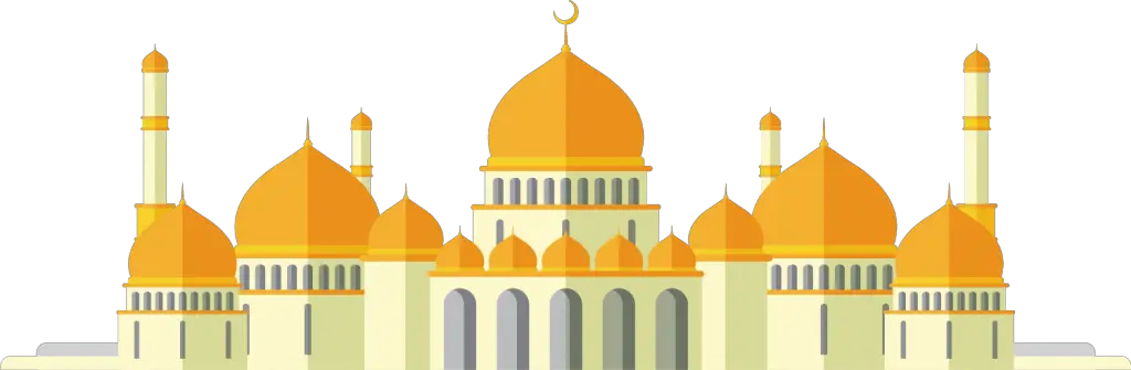 Islamic Decorative Painting Free Png And Vector Gambar Masjid Png Vector