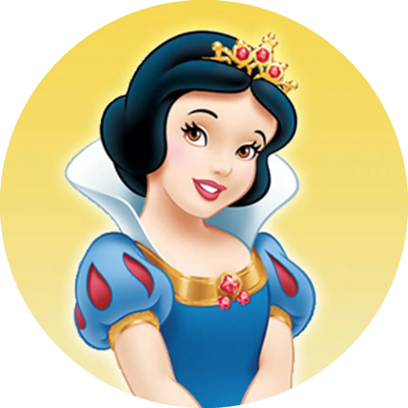 24 Disney Snow White Stickers Round Labels Bag Lollipop Disney Princess Snow White Face